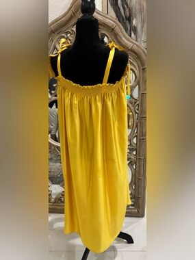 Yellow Women's Satin Maxi Skirt - Bright Yellow